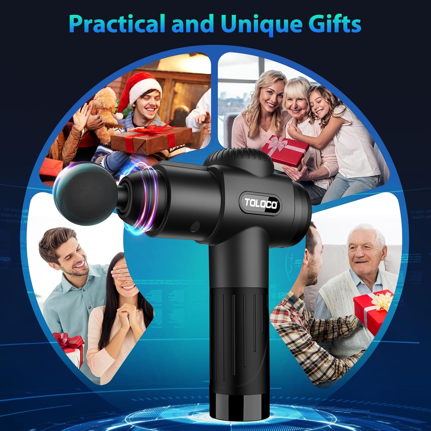 TOLOCO Deep Tissue Percussion Massager -Massage Gun – Buy Online at AbmarketX