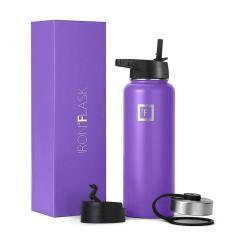 IRON °FLASK 18 oz Stainless Steel Water Bottle – Fire Red – Buy Online at AbmarketX