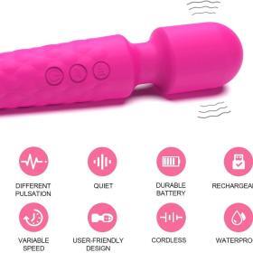 SENDRY Wand Massager – Rose – Buy Online at AbmarketX