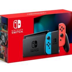 Nintendo Switch with Neon Blue and Neon Red Joy‑Con – Buy Online at AbmarketX