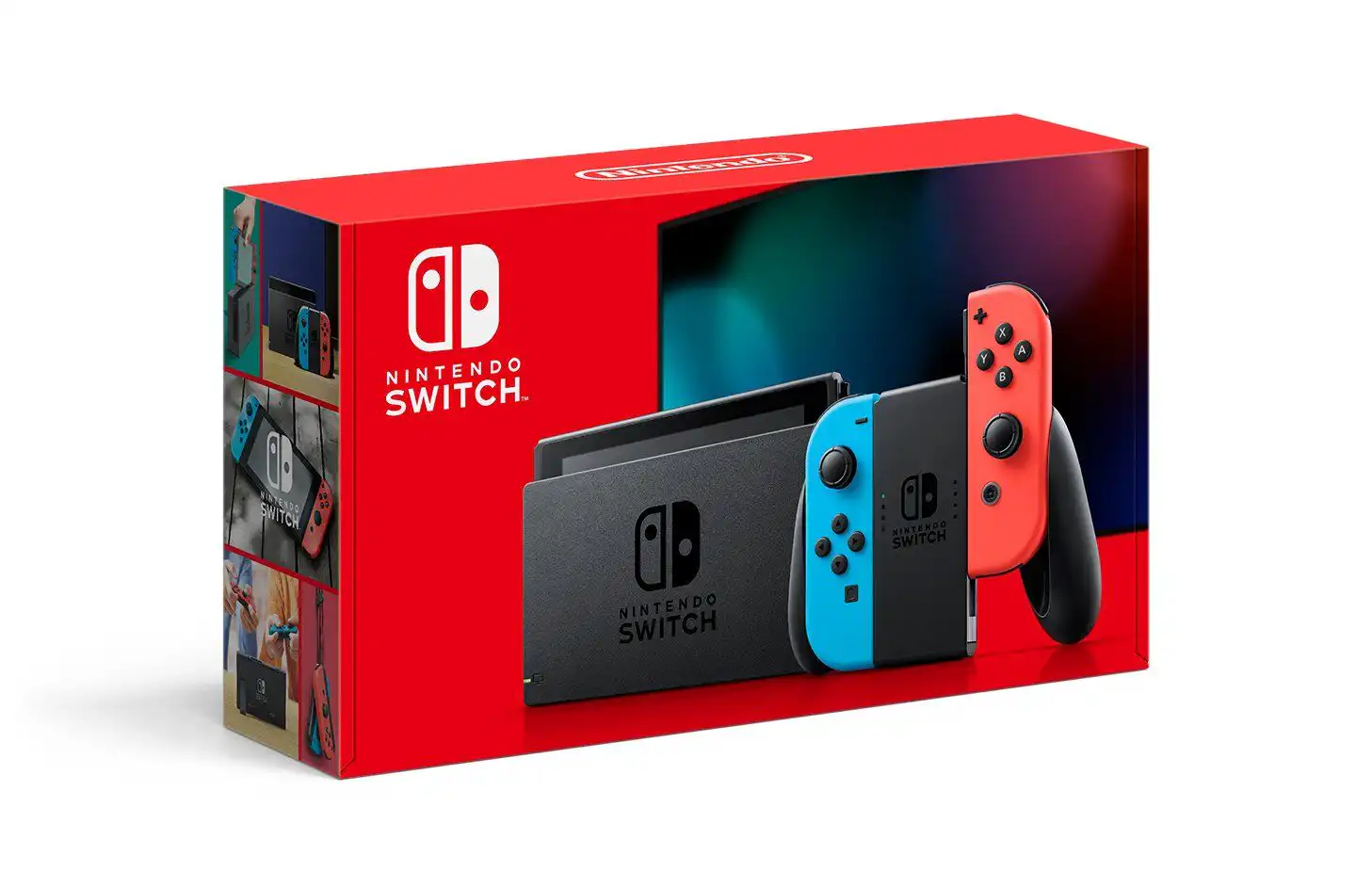 Nintendo Switch with Neon Blue and Neon Red Joy‑Con – Buy Online at AbmarketX