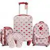 Travelers Club 5 Piece Kids’ Luggage Set, Hearts – Buy Online at AbmarketX