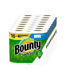 Bounty Quick Size Paper Towels – 16 Family Rolls – Buy Online at AbmarketX