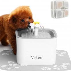 Veken 2.5L Pet Water Fountain with Filters & Mat – Buy Online at AbmarketX