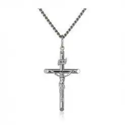 Amazon Essentials Men’s Silver Crucifix Necklace – Buy Online at AbmarketX
