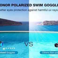 ZIONOR G1 Polarized Swimming Goggles – Mirror Blue – Buy Online at AbmarketX