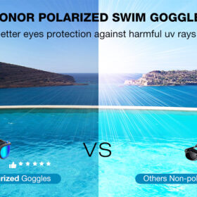 ZIONOR G1 Polarized Swimming Goggles – Mirror Blue – Buy Online at AbmarketX