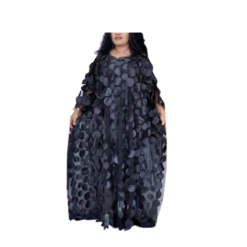 HD Applique Flower Dress