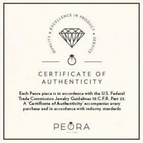 PEORA Sterling Silver Heart in Heart Solitaire Pendant Necklace – Buy Online at AbmarketX