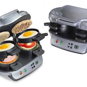 Hamilton Beach Dual Breakfast Sandwich Maker with Timer – Buy Online at AbmarketX