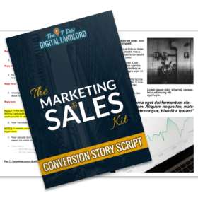 7 Day Digital Landlord – The Marketing Sales Kit – Buy Online at AbmarketX