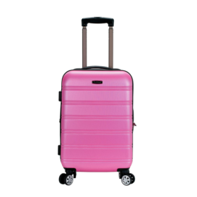 Rockland Melbourne Lightweight Expandable Hardside Spinner Wheel Luggage – Pink – Buy Online at AbmarketX