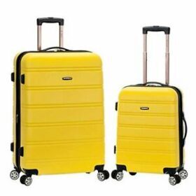 Rockland Melbourne Lightweight Expandable Hardside Spinner Wheel Luggage – Pink – Buy Online at AbmarketX