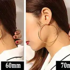 Cocadant 3-Pair Big Gold Hoop Earrings Set – Buy Online at AbmarketX