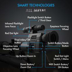 Alternative view of Rexing NVS1 Digital Infrared Night Vision Scope - Camera