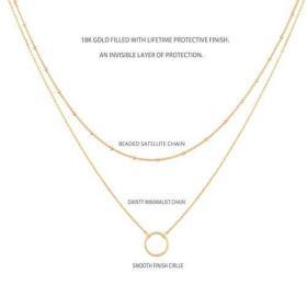 MEVECCO Layered Heart Necklace – Buy Online at AbmarketX