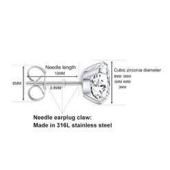 Wssxc 6 Pairs Hypoallergenic Stud Earrings Set – Buy Online at AbmarketX
