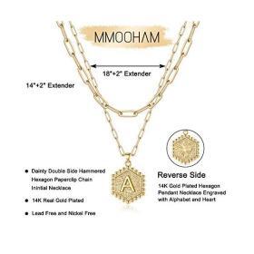 M MOOHAM Dainty Gold Necklace – Buy Online at AbmarketX