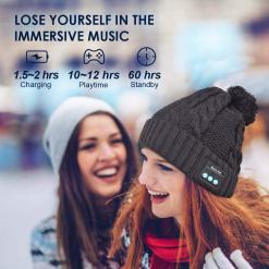 HANPURE Bluetooth Beanie V5.0 with Pom‑Pom – Buy Online at AbmarketX