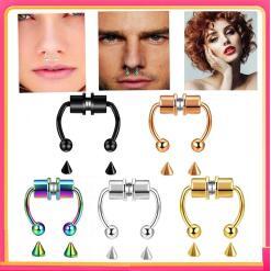 WITUONE 16G Magnetic Horseshoe Nose Rings – Buy Online at AbmarketX