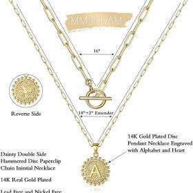 M MOOHAM Dainty Gold Necklace – Buy Online at AbmarketX
