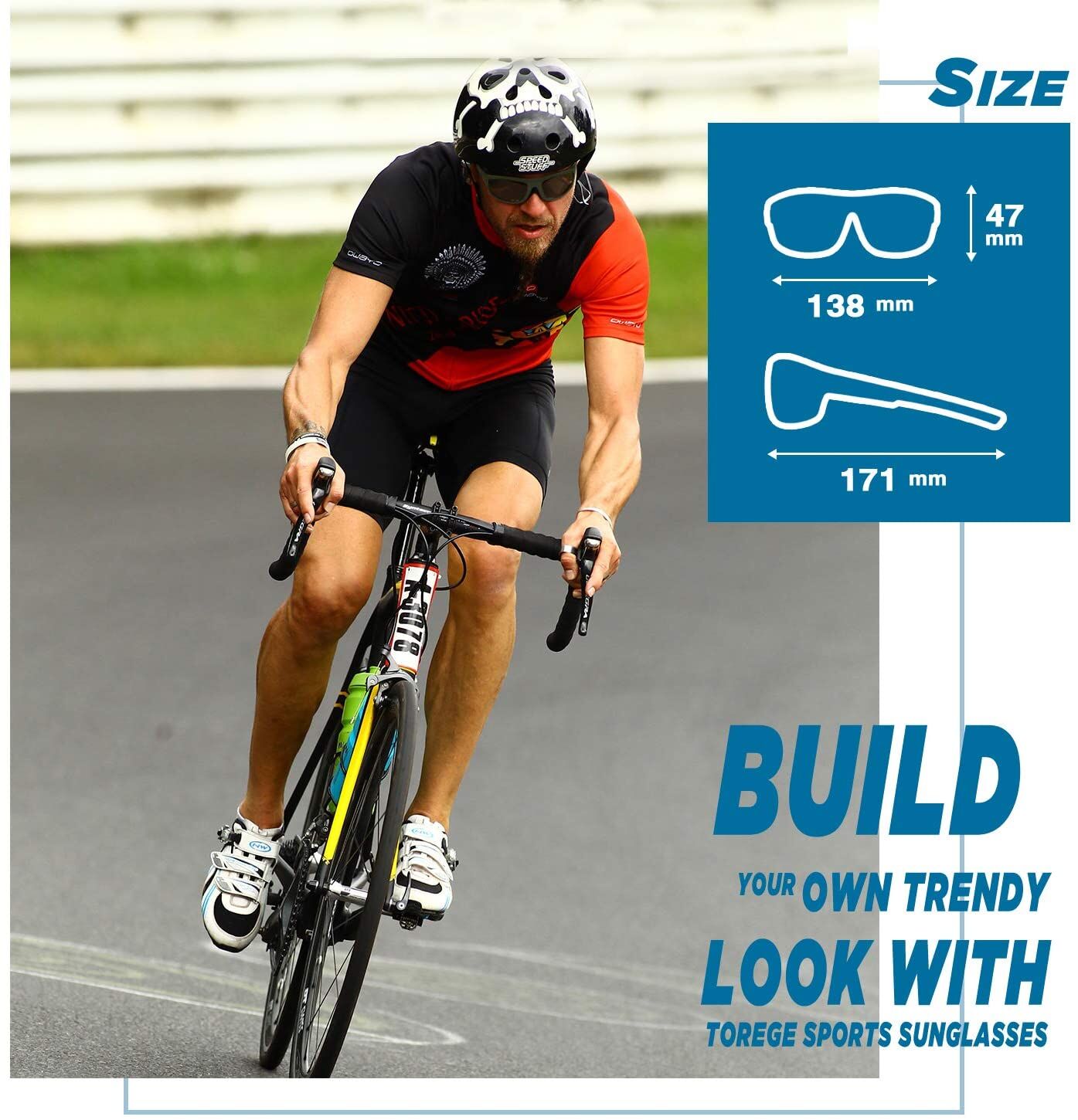 TOREGE TR24 Sports Polarized Sunglasses – Unisex - Image 12