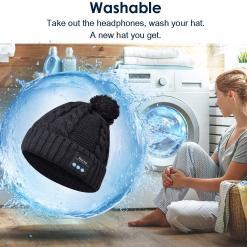 HANPURE Bluetooth Beanie V5.0 with Pom‑Pom – Buy Online at AbmarketX