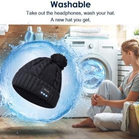HANPURE Bluetooth Beanie V5.0 with Pom‑Pom – Buy Online at AbmarketX