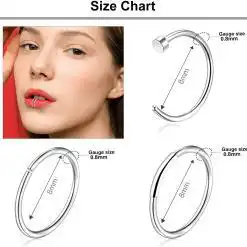 ONESING 35–70 PCS 18G/20G Nose Rings Set – Buy Online at AbmarketX