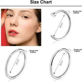 ONESING 35–70 PCS 18G/20G Nose Rings Set – Buy Online at AbmarketX