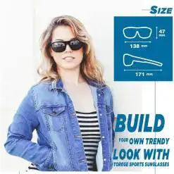 TOREGE TR24 Sports Polarized Sunglasses – Unisex – Buy Online at AbmarketX