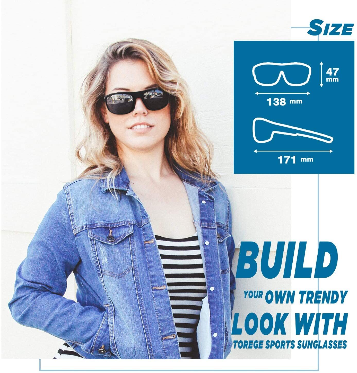 TOREGE TR24 Sports Polarized Sunglasses – Unisex - Image 6