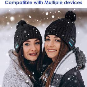 HANPURE Bluetooth Beanie V5.0 with Pom‑Pom – Buy Online at AbmarketX