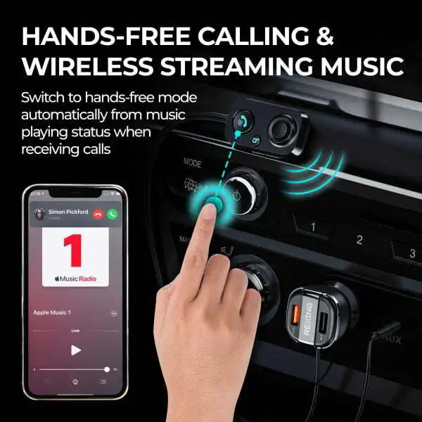 Rexing AUX2 Mini Bluetooth car Receiver – Buy Online at AbmarketX