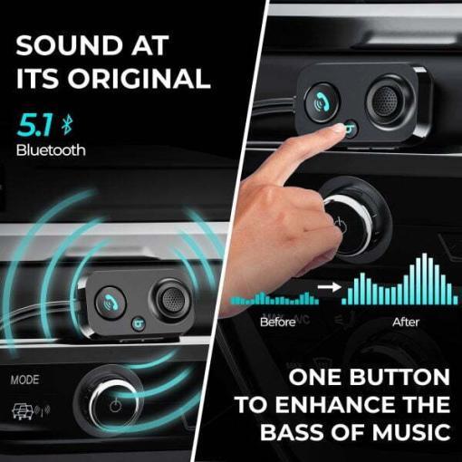 Rexing AUX2 Mini Bluetooth car Receiver - Image 6