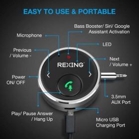 REXING AUXB0 Mini Portable Bluetooth Transmitter for cars – Buy Online at AbmarketX