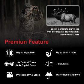 Rexing B1 Maverick Carbon Fiber Night Vision Goggles Binoculars – Buy Online at AbmarketX