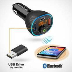 Rexing FM3 Bluetooth 5.0 FM Transmitter Car Charger – Buy Online at AbmarketX