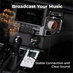 Rexing FMT2 Bluetooth 5.0 FM Transmitter Car Charger – Buy Online at AbmarketX
