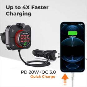 Rexing FMT2 Bluetooth 5.0 FM Transmitter Car Charger – Buy Online at AbmarketX