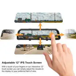 Rexing M1 Pro 2K Dual Mirror Dash Cam – Buy Online at AbmarketX