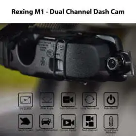 Rexing M1 10″ HD Dual‑Channel Mirror Dash Cam – Buy Online at AbmarketX