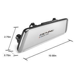 Rexing M1 10″ HD Dual‑Channel Mirror Dash Cam – Buy Online at AbmarketX