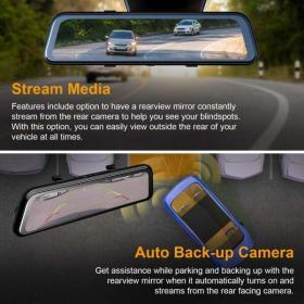 Rexing M2 Smart BSD ADAS Dual Mirror Dash Cam – Buy Online at AbmarketX
