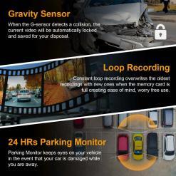 Rexing M2 Smart BSD ADAS Dual Mirror Dash Cam – Buy Online at AbmarketX