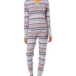 Mae Women’s Thermal Henley Pajama Set – Buy Online at AbmarketX