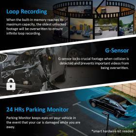 Rexing S1 Pro Enhanced 3‑Channel Dash Cam – Buy Online at AbmarketX