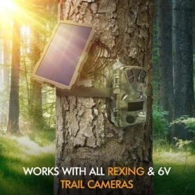 Rexing Universal 9W Solar Panel for Trail Cameras – Buy Online at AbmarketX