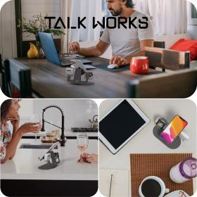 TALK WORKS 3-in-1 Electronics Station – Buy Online at AbmarketX
