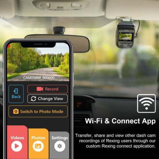 Rexing V1 MAX 4K Dash Cam with Wi-Fi and GPS - Image 3